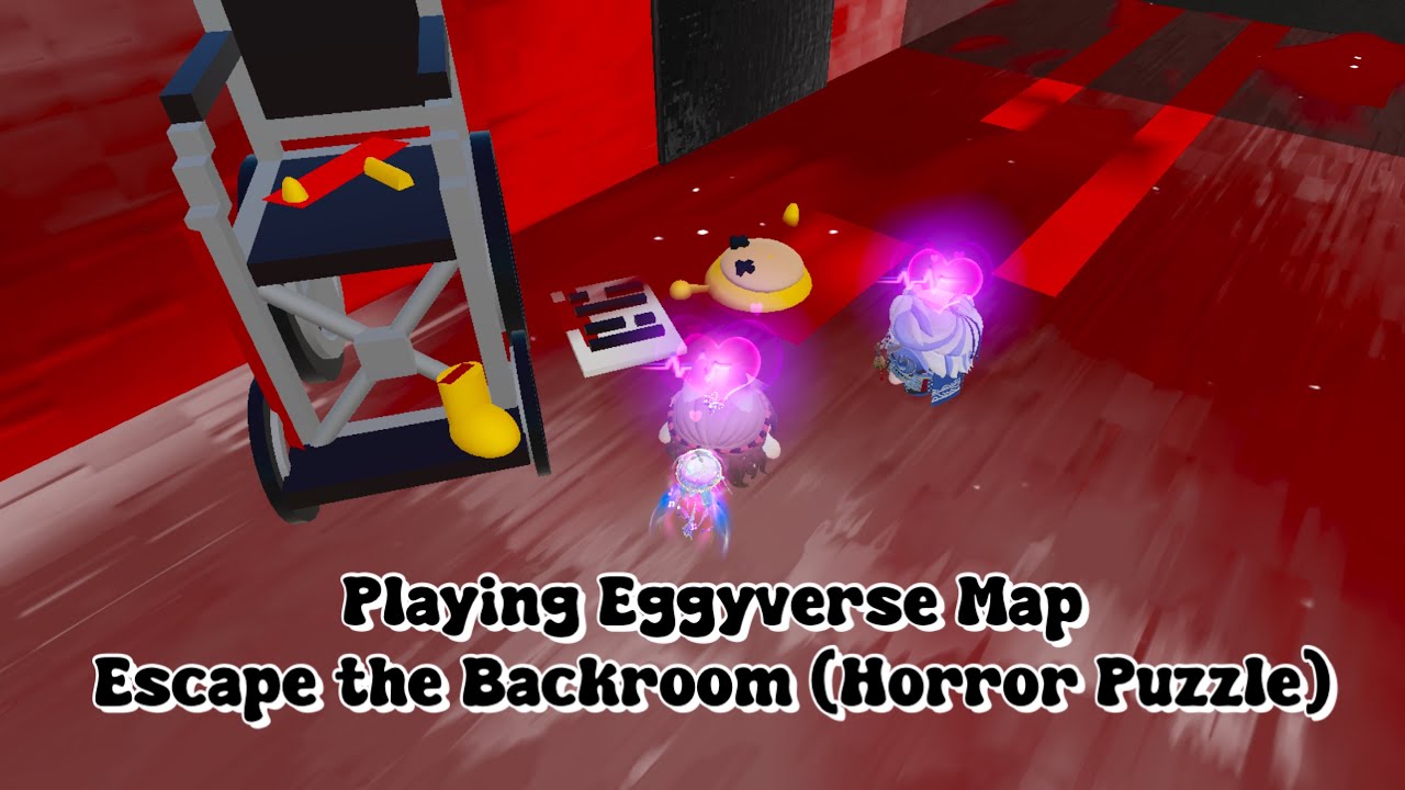 Playing Eggyverse Map Escape the Backroom (Horror Puzzle) - Eggy Party