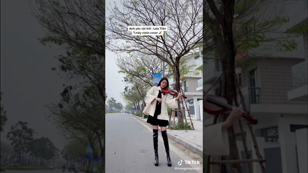 ANH Y&Ecirc;U VỘI THẾ - VIOLIN COVER #ClipTikTok99#anhyeuvoithe #trangmayviolin #violin