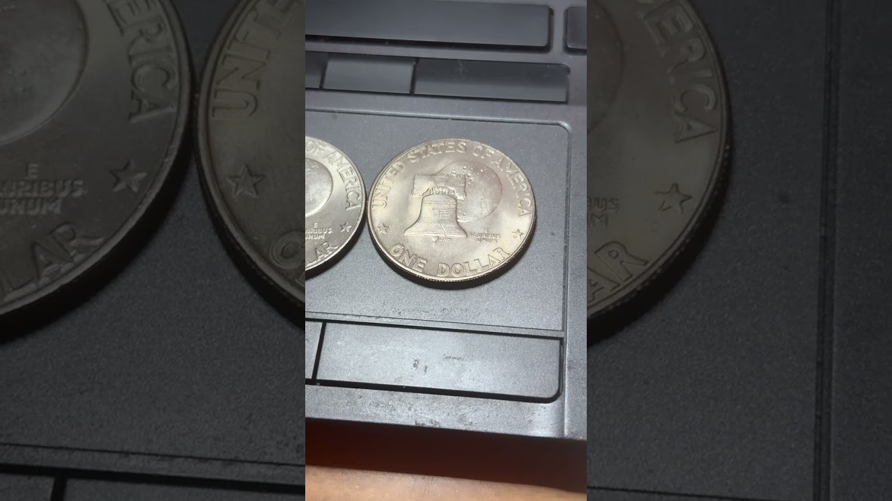 US bicentennial Eisenhower dollars