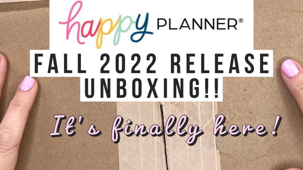 The Happy Planner Fall Release 2022 Unboxing! NEW Product Haul! Planners, Stickers & More