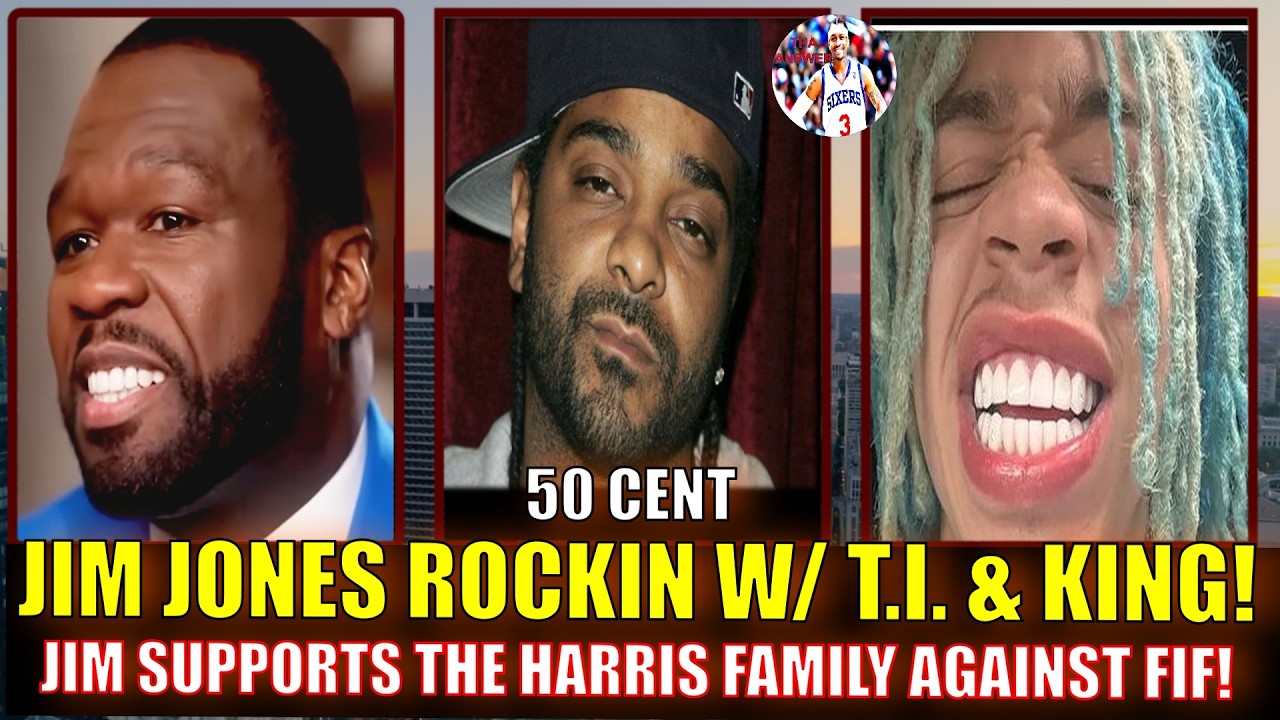 JIM JONES SAYS HE'S ROCKIN WITH KING & T.I AGAINST 50 CENT IN LATEST BEEF & 