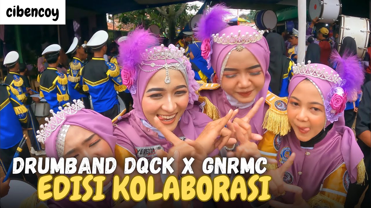 KOLABORASI DRUMBAND DQCK DAN GNRMC DI CIBENCOY