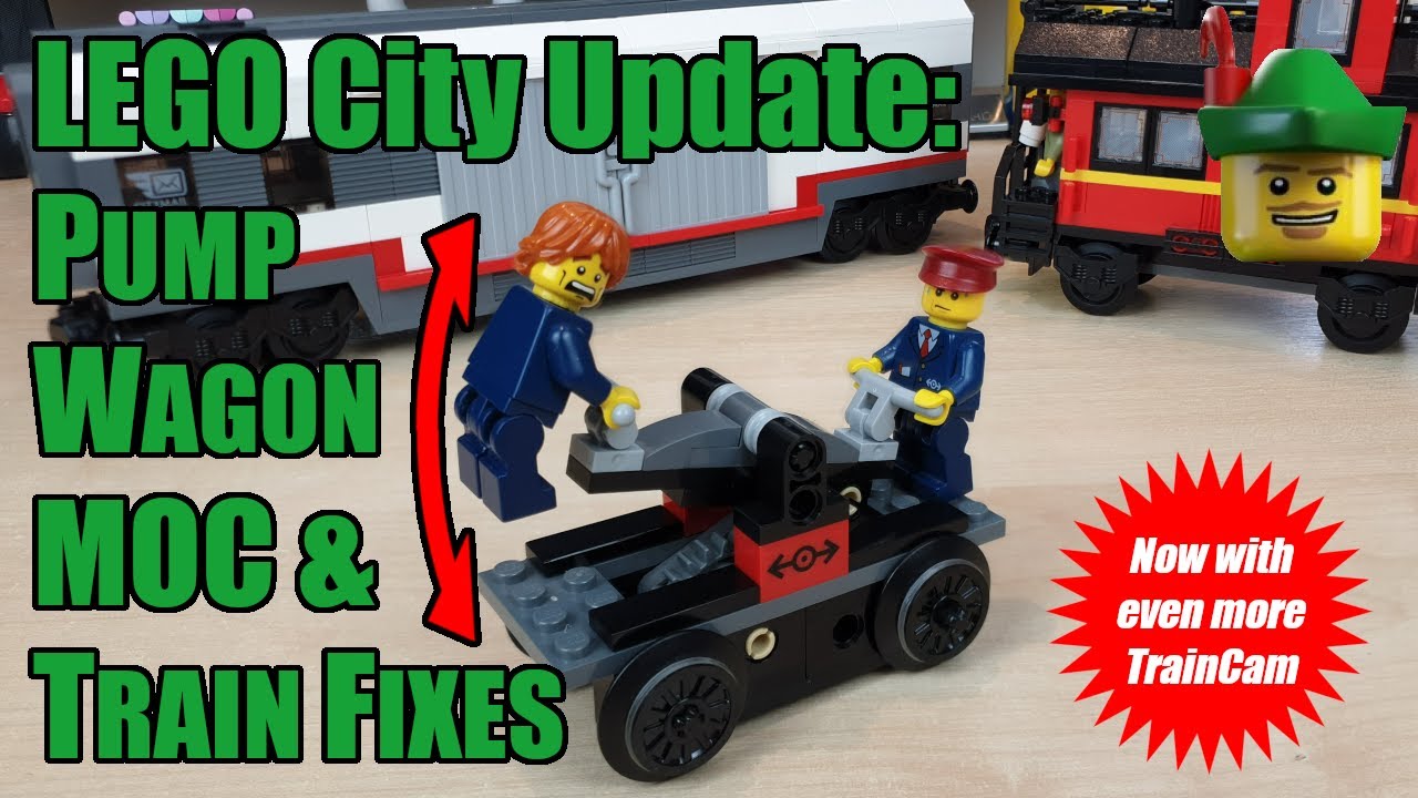 LEGO City Update - Pump Wagon MOC & Train Fixes 60051 🚆👨‍🎓🏹