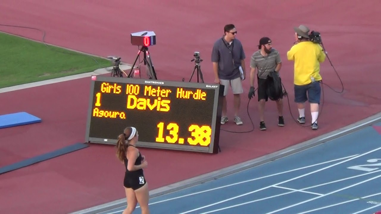 Tara Davis 100 Hurdles California State Championships 6-4-2016