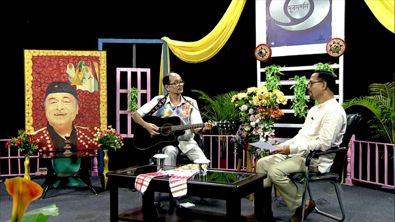 Bartalap with noted musician Kamal Chandra Kataki .  DDK DIBRUGARH .