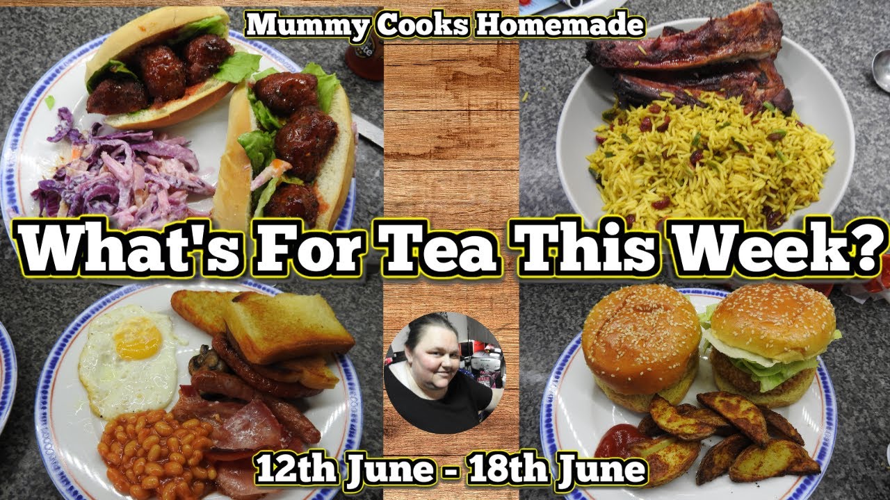 What's for tea this week? (12th June - 18th June) 2023 | #Mealsoftheweek #food #cooking #whatsfortea