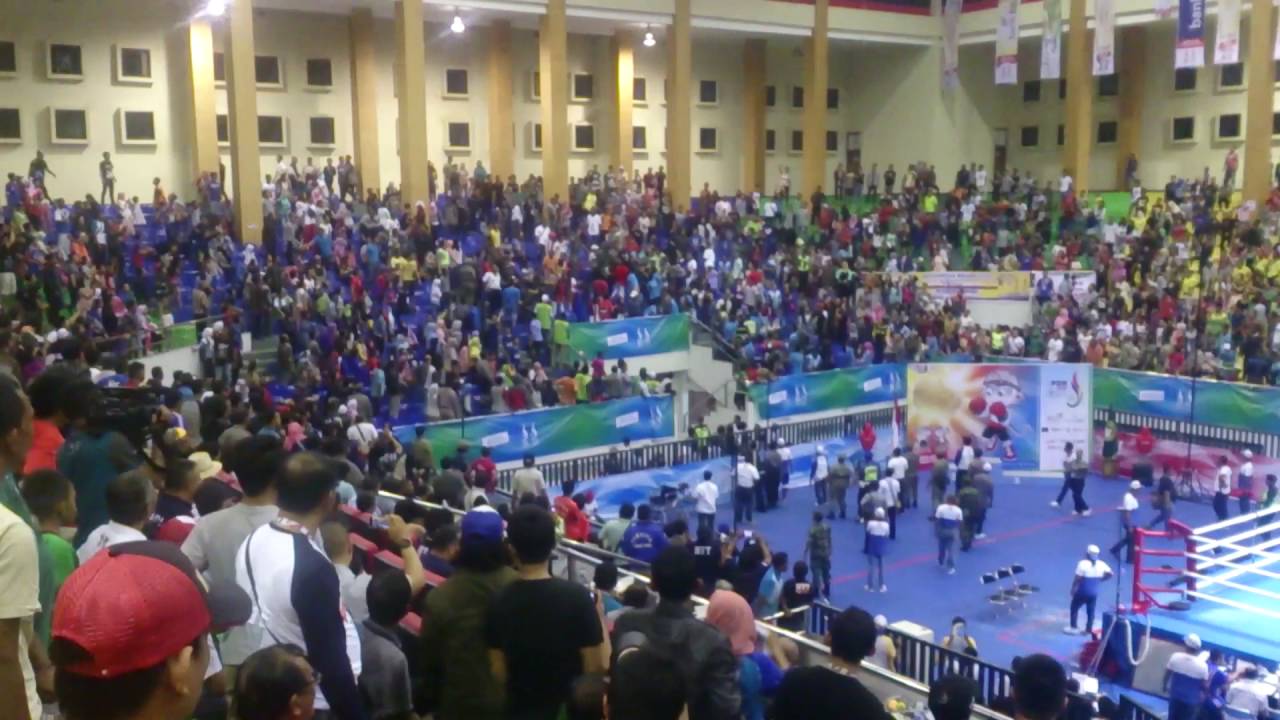 Sempat Ricuh' Tinju PON Ke XIX 2016 Diahir Pertandingan JABAR VS NTT