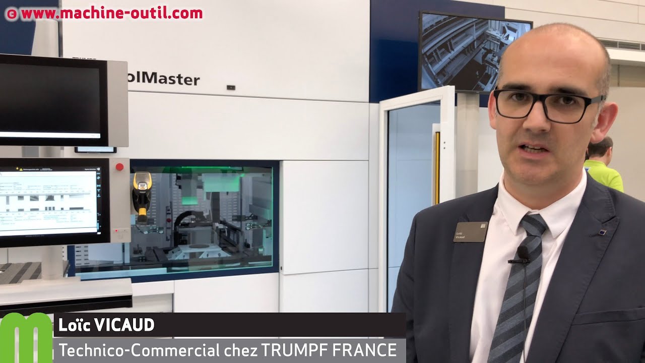 Changeur automatique d'outils de pliage Toolmaster sur presse plieuse Trumpf Trubend