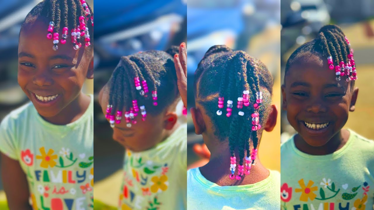 CUTE NATURAL KIDS 4C HAIRSTYLE #4c #natrual