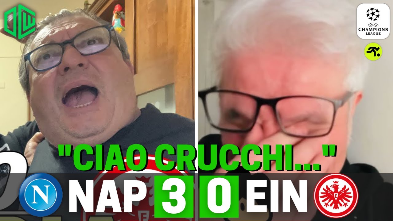 NAPOLI EINTRACHT FRANCOFORTE 3 0 | TIFOSI NAPOLETANI EMOZIONATI: “SIAMO NELLA STORIA‼️” | TIFOSIAMO