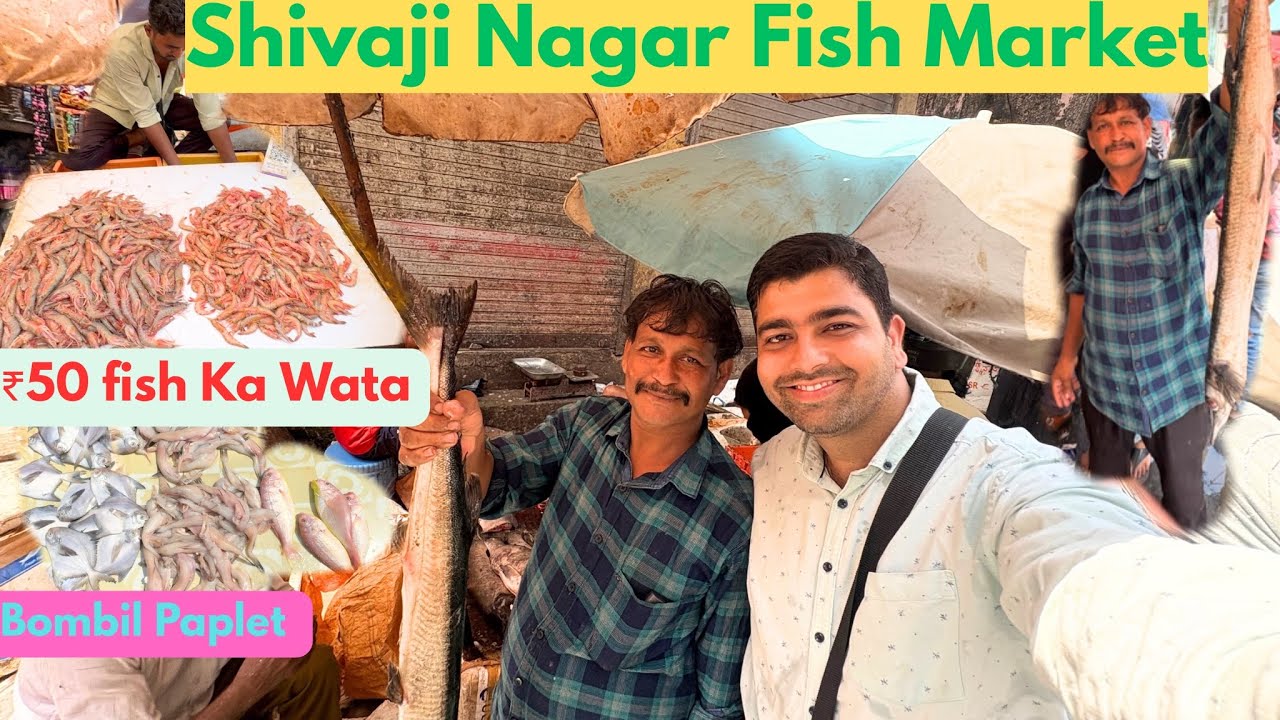 Shivaji Nagar Fish Market | ₹50 Wata Fish Market | Sab Se Sasta Fish Market | Govandi Fish Market 