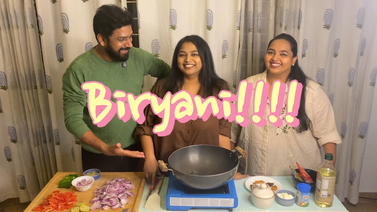 Aishu's Chicken Biryani + The Most Dramatic Raita Ever 😂 | First Cooking Vlog!😋 #chickenbiryani