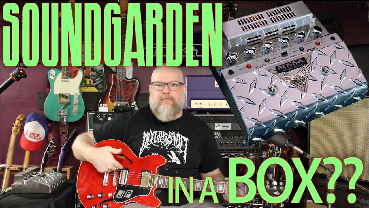 Soundgarden в коробке?! Педаль лампового предусилителя Mesa/Boogie V-Twin.