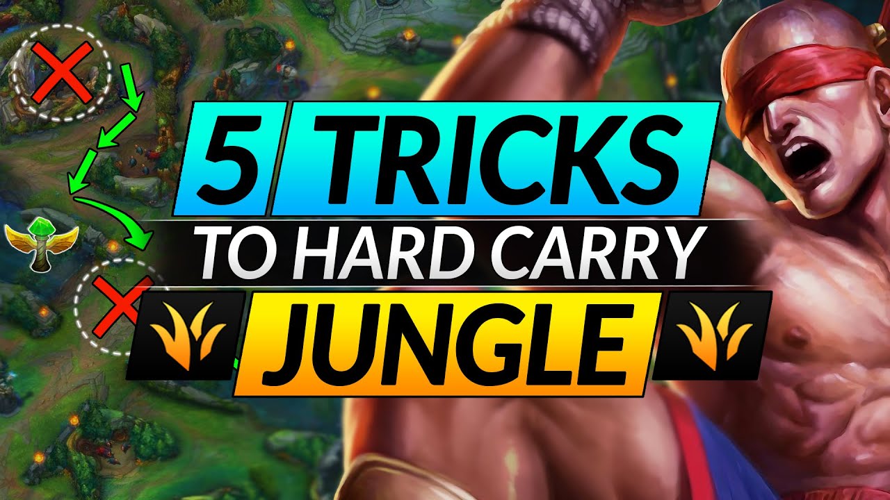 5 Tricks to JUNGLE like a CHALLENGER - How to Turn EVERY GANK into a KILL - LoL Pro Guide