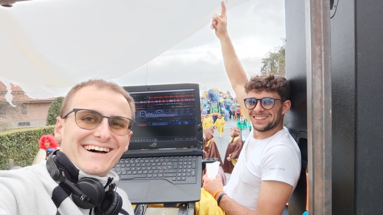 Carnevale Cumiana 2023 (Carro Allegorico Amici Del Pellice) @ DJ Ariel, Lorenzo Ginex e Pat