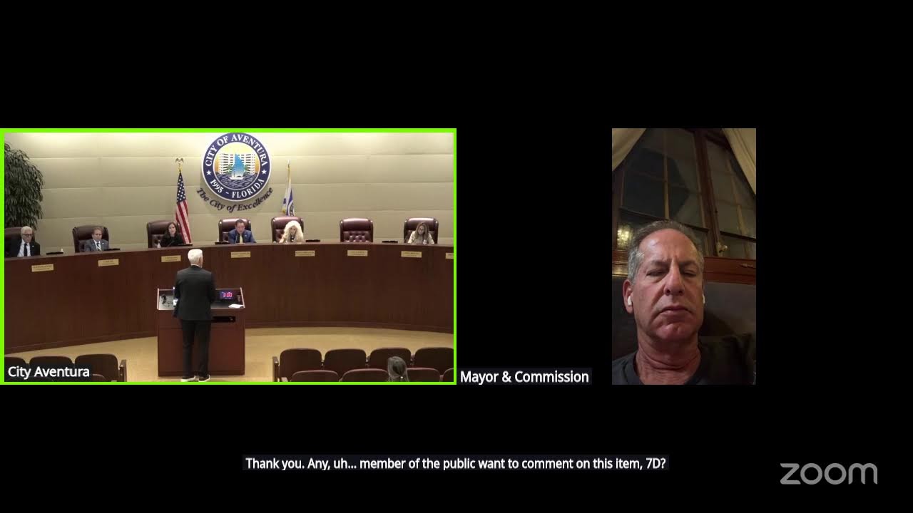 City of Aventura Commission Meeting October 8th 2025
