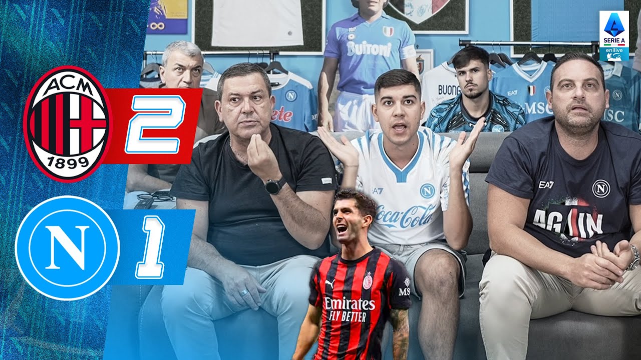 BATTUTI... MILAN-NAPOLI 2-1 | LIVE REACTION NAPOLETANI