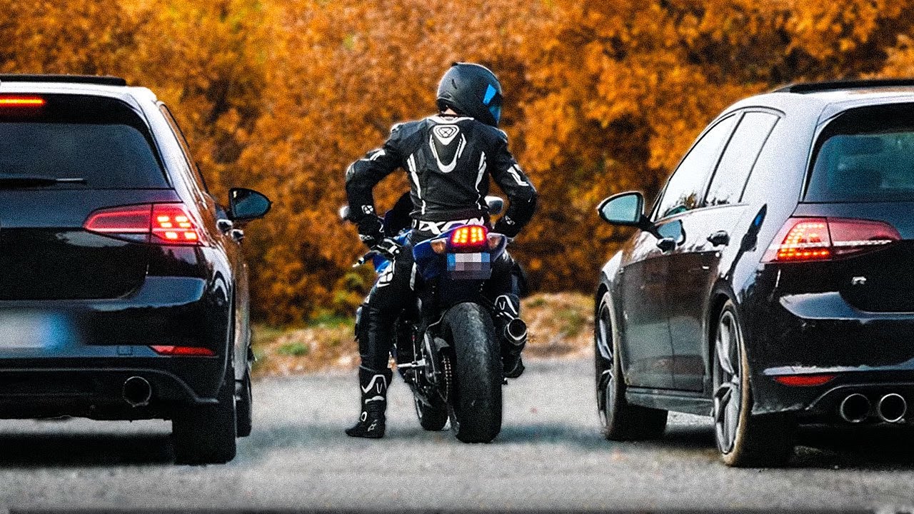 COURSE POURSUITE DES ENFERS... 🤯🔥 GSXR vs GOLF 7R x GTI (700 CHEVAUX)