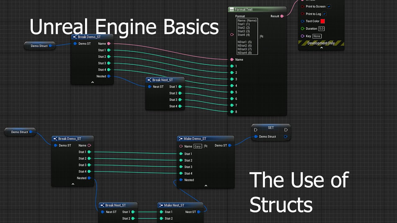 Unreal Engine 5 Basics - Structs, and how to use them!
