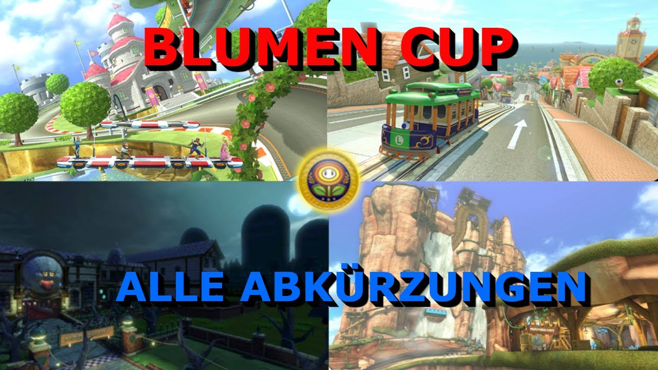 Alle Abk&uuml;rzungen und schnellsten Wege im Blumen Cup Mario Kart 8