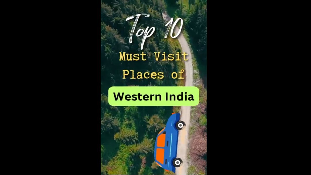 TOP 10 MUST-VISIT PLACES IN WESTERN INDIA | ULITMATE LIST OF TRAVEL DESTINATIONS #shortsvideo #viral