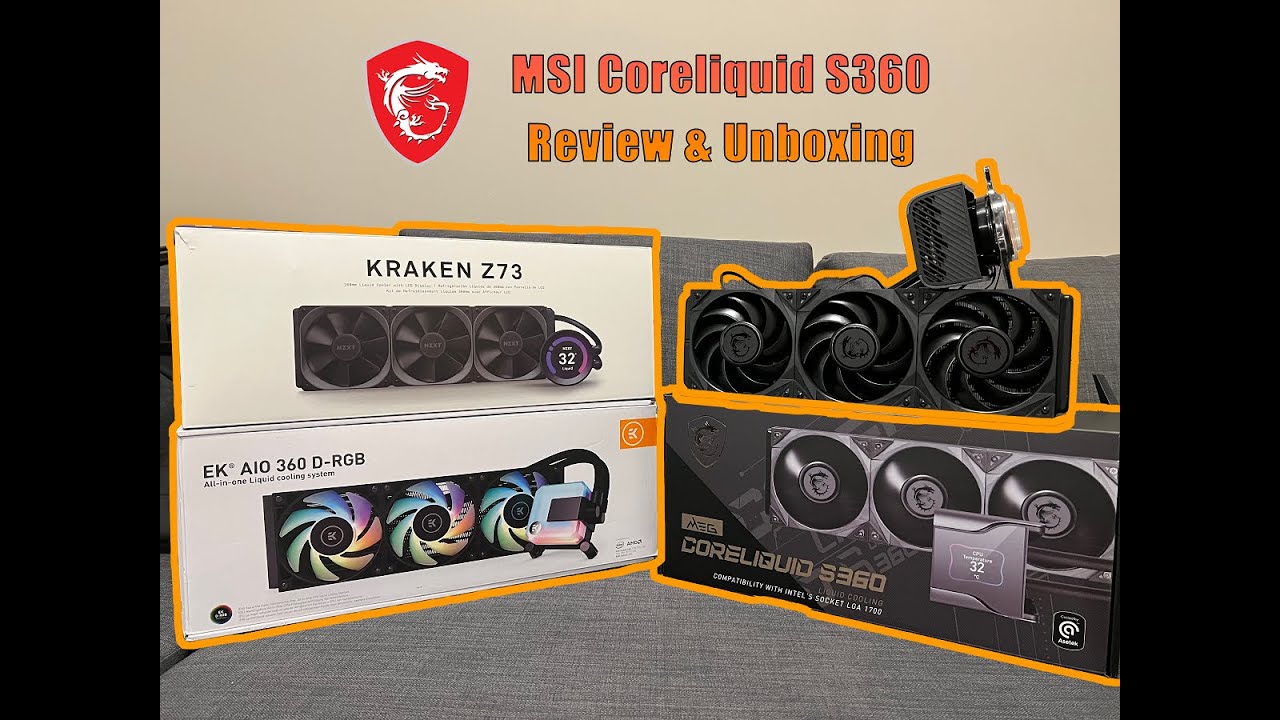 This AIO Needs More Work! - MSI MEG S360 All-in-One Liquid Cooler Unboxing and Review