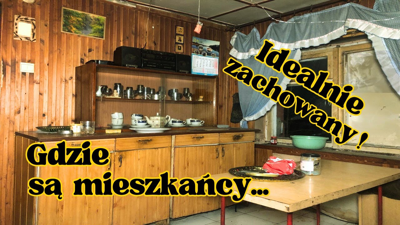 Porzucony dom z całym wyposażeniem... 