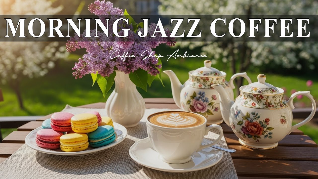Morning Jazz Coffee ☕ Coffee Shop Ambiance & Smooth Bossa Nova Piano for Relaxing & Good Mood