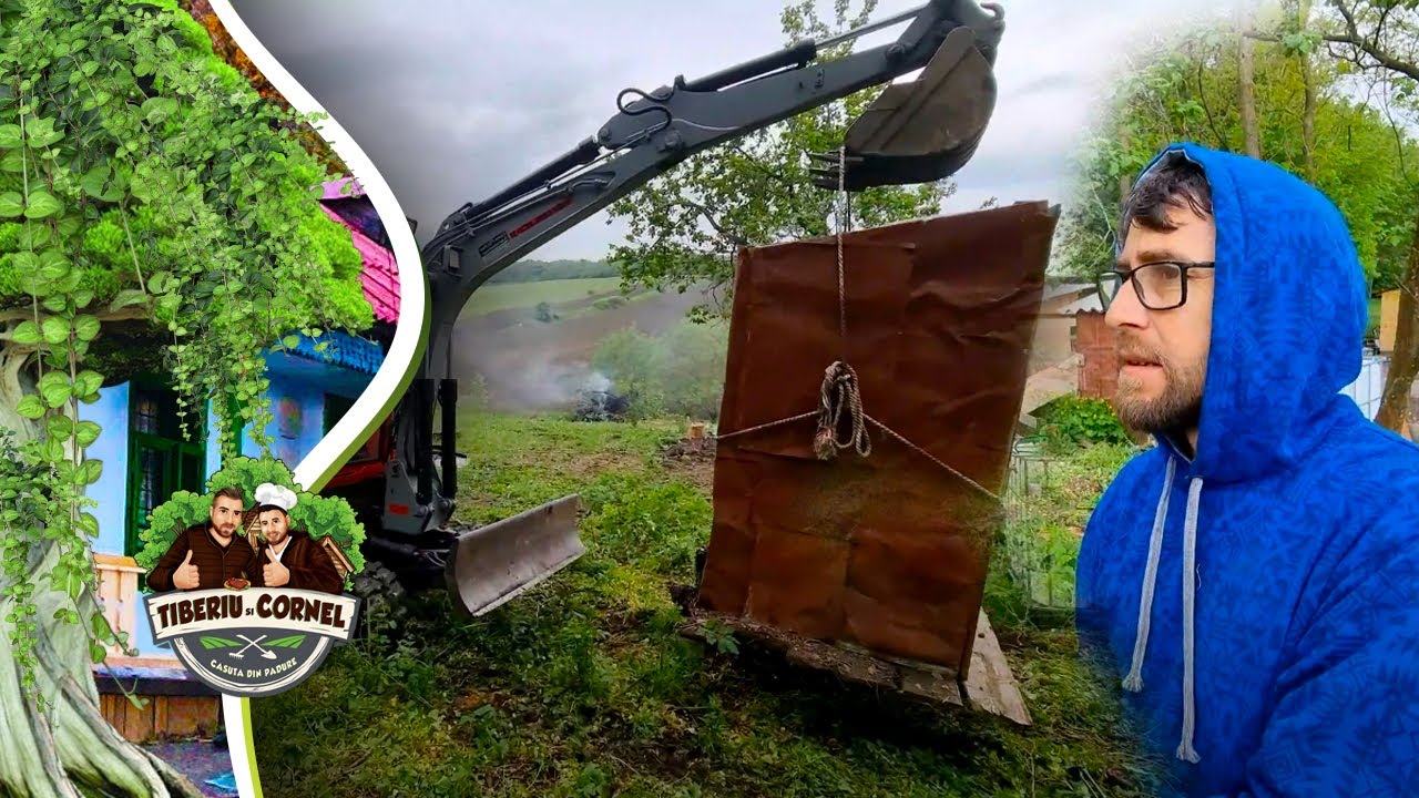 Mutam WC-ul de la Casuta din Padure! ⚡ Tiberiu si Cornel