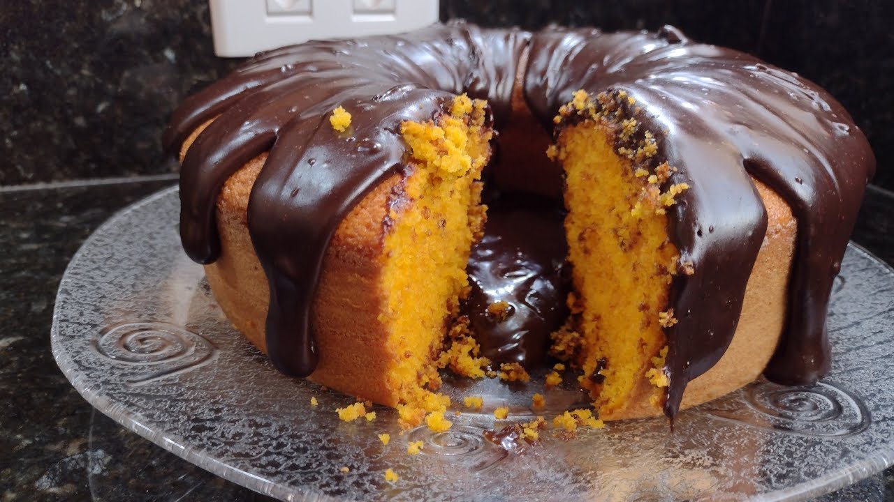 A melhor receita de bolo de cenoura, com amido de milho /muito fofinho fácil