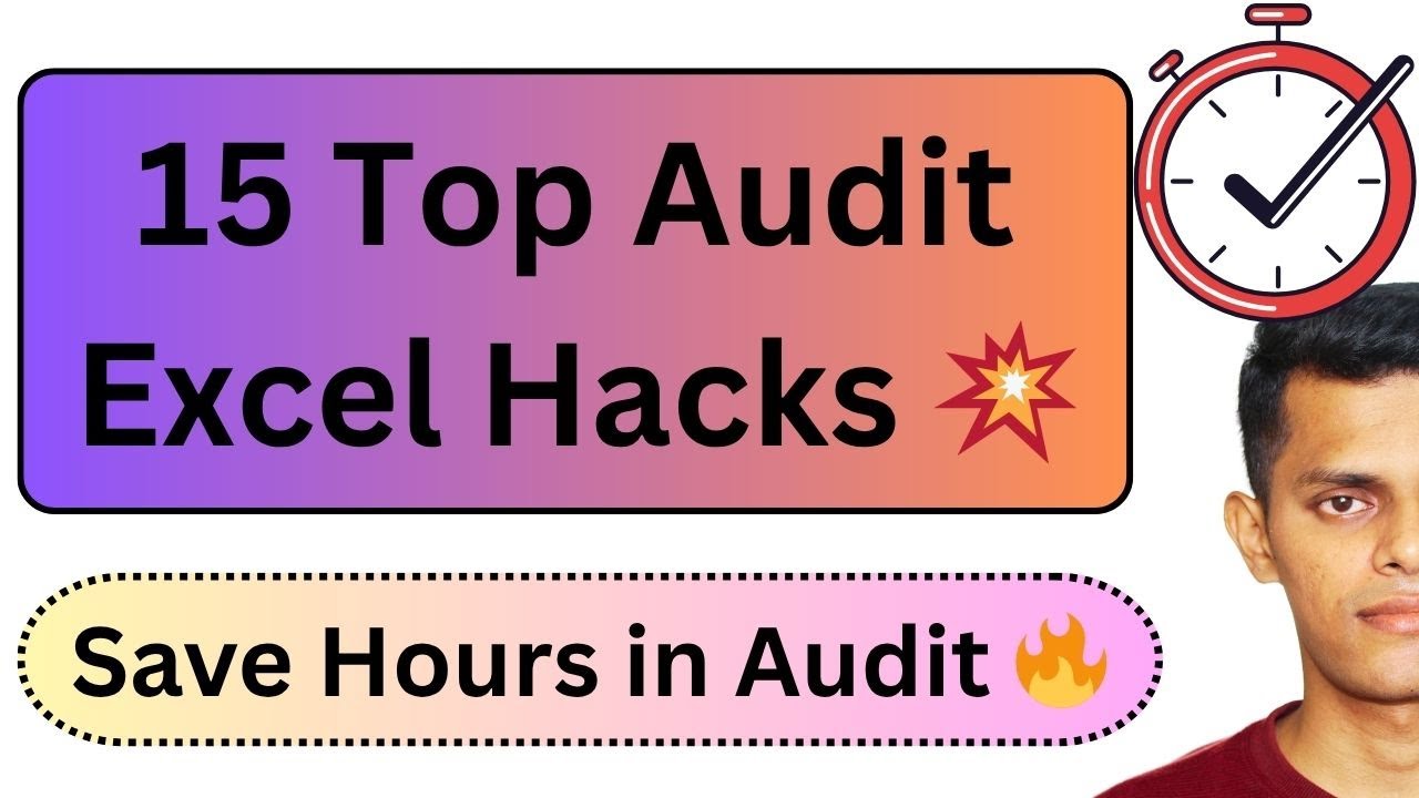 Top 15 Excel Hacks for GST & Auditors 🔥 | Save Hours Instantly!