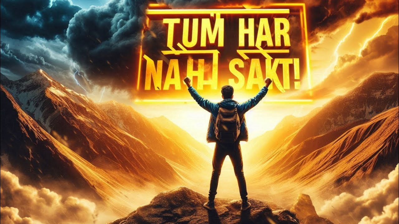 हार मत मान! 💪 अंधेरे से उजाले तक | Powerful Hindi Motivational Speech