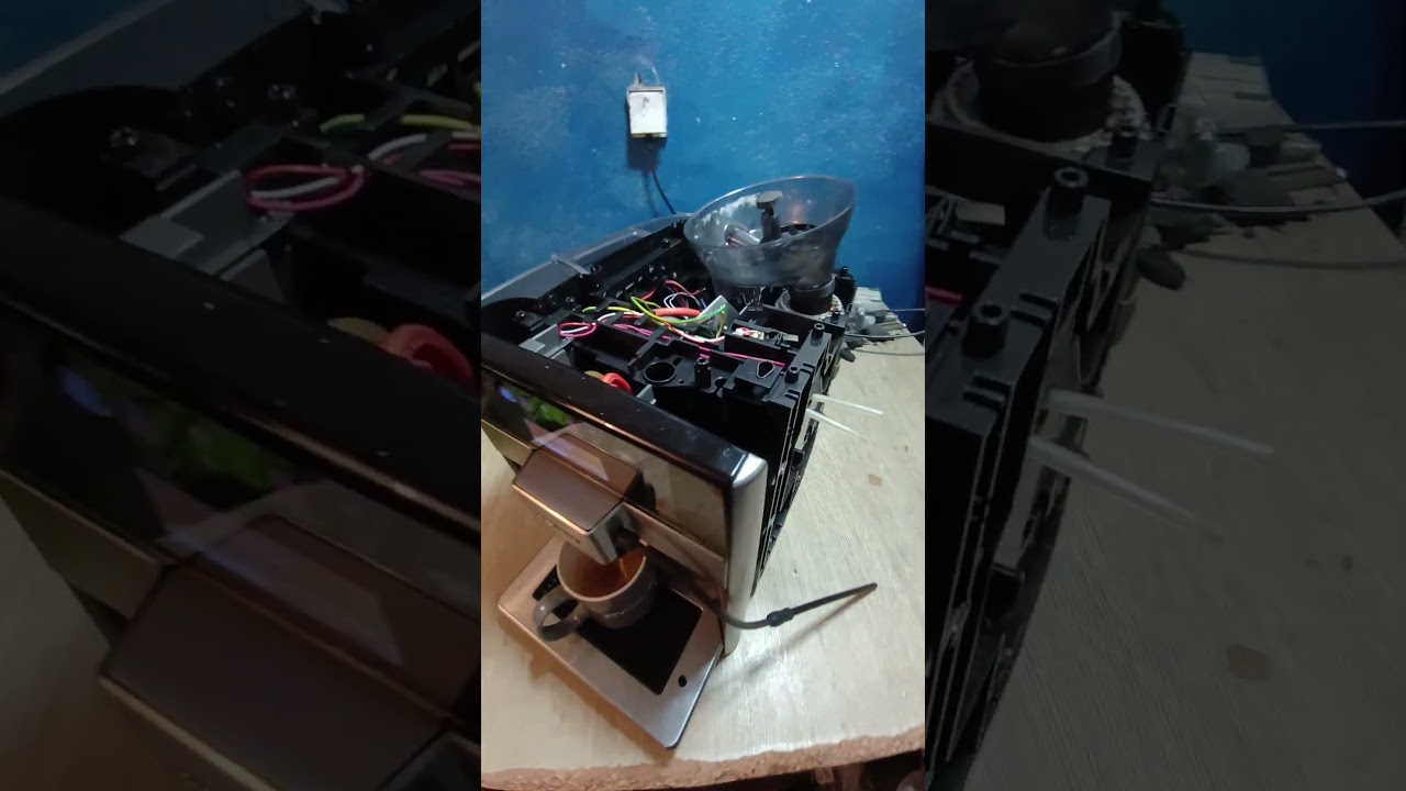 Siemens eq6 test po naprawie elektroniki #ekspres  #serwisekspresow #repair #siemens #kawa #machine