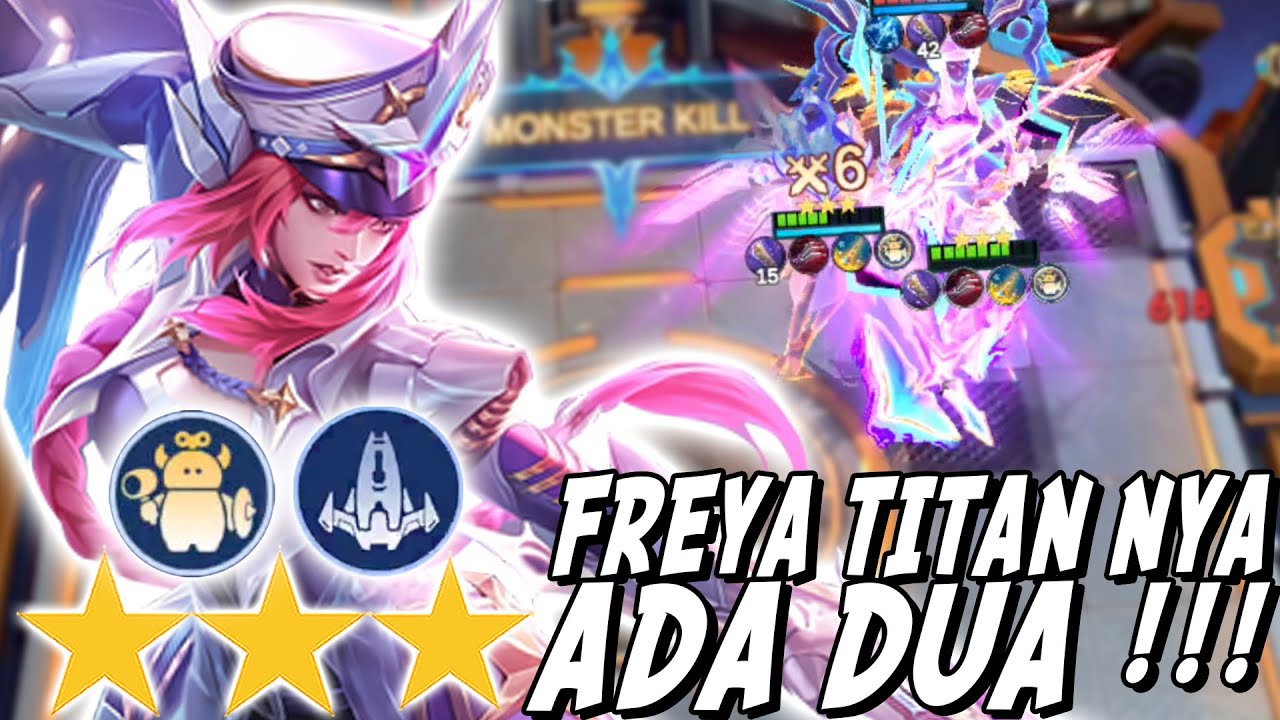 FREYA TOY TITAN KAGEBUNSHIN MODE ! TITAN NYA JADI 2 BIJI COY ! KITA TABOK PAKE 2 FREYA RAKSASA !