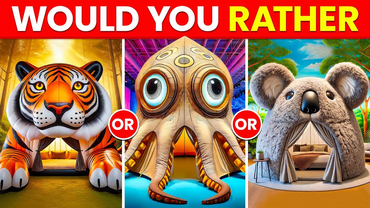 Would You Rather...? Build Your Fantasy Animal World 🐯🦄🌈✨