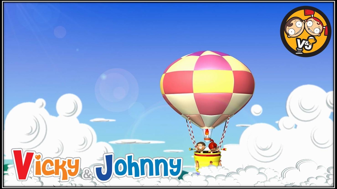 Vicky & Johnny | Episode 37 | HOT AIR BALLOON | Full Episode for Kids | 2 MIN