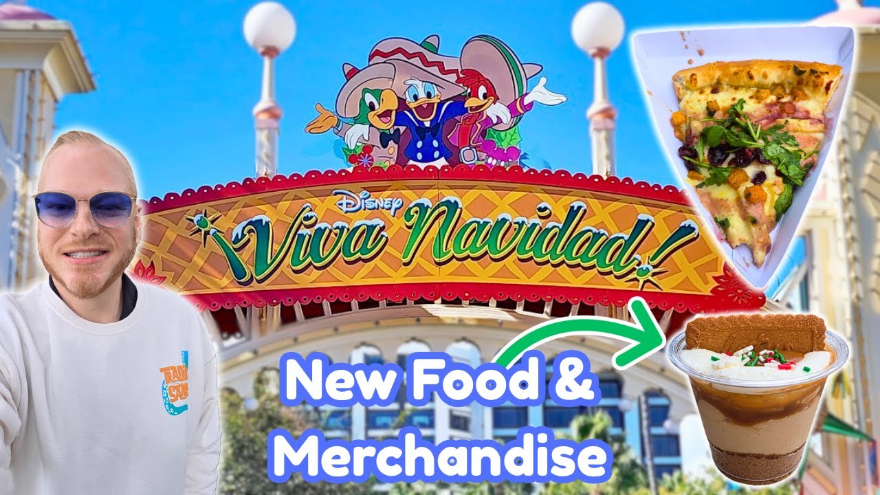 Disney California Adventure Entertainment — Viva Navidad и игрушечные барабанщики | Новая еда и т...