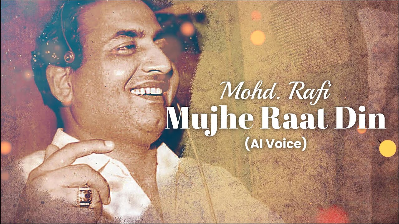 Mujhe Raat Din | Mohd. Rafi | AI Songs
