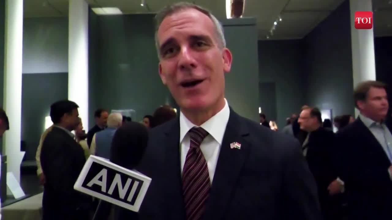 US envoy to India Eric Garcetti explains: Stolen, illegally sold Indian art in the US making its way