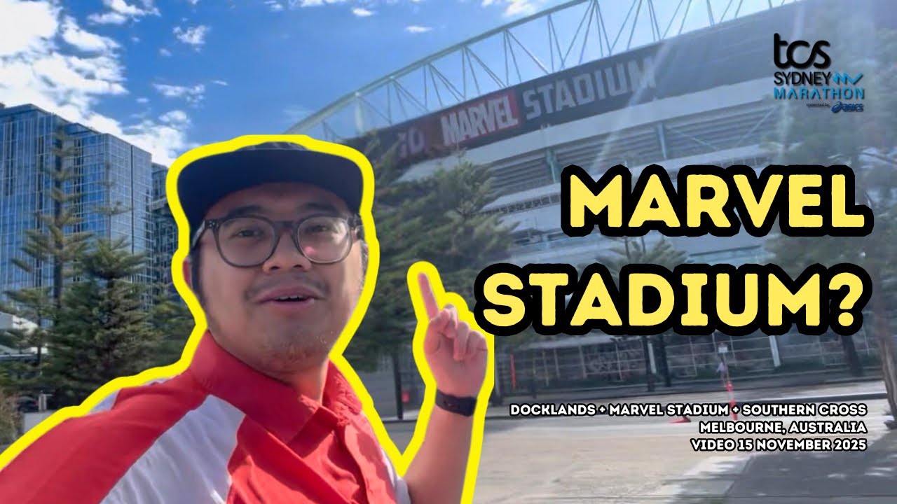 Lari Keliling Melbourne (Docklands, Marvel Stadium, dan Southern Cross Station)