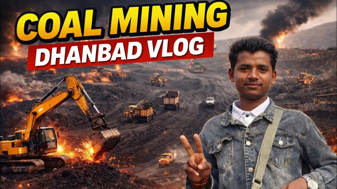 Coal Mining Dhanbad Vlog | Inside the Coal Capital of India 🔥 | Jharkhand Mining Pride 🇮🇳