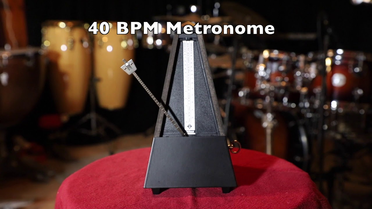 REAL Metronome - 40 bpm - Wittner Model No. 806m