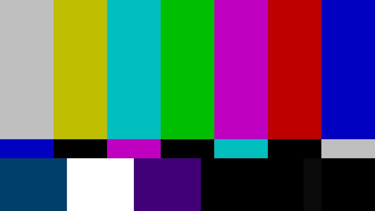 [8K] COLOR BARS & 1kHz TONE | 8K UHD 7680 x 4320