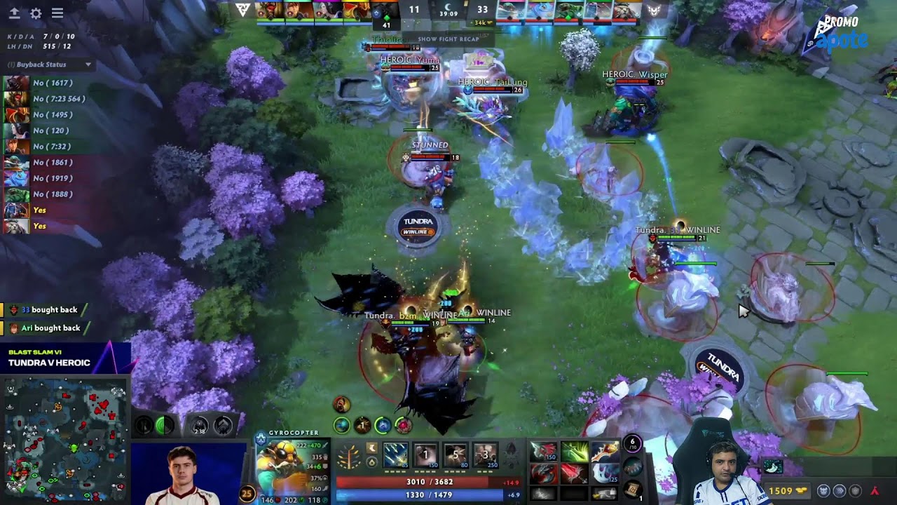 Tundra vs Heroic Bo3|BLAST Slam VI