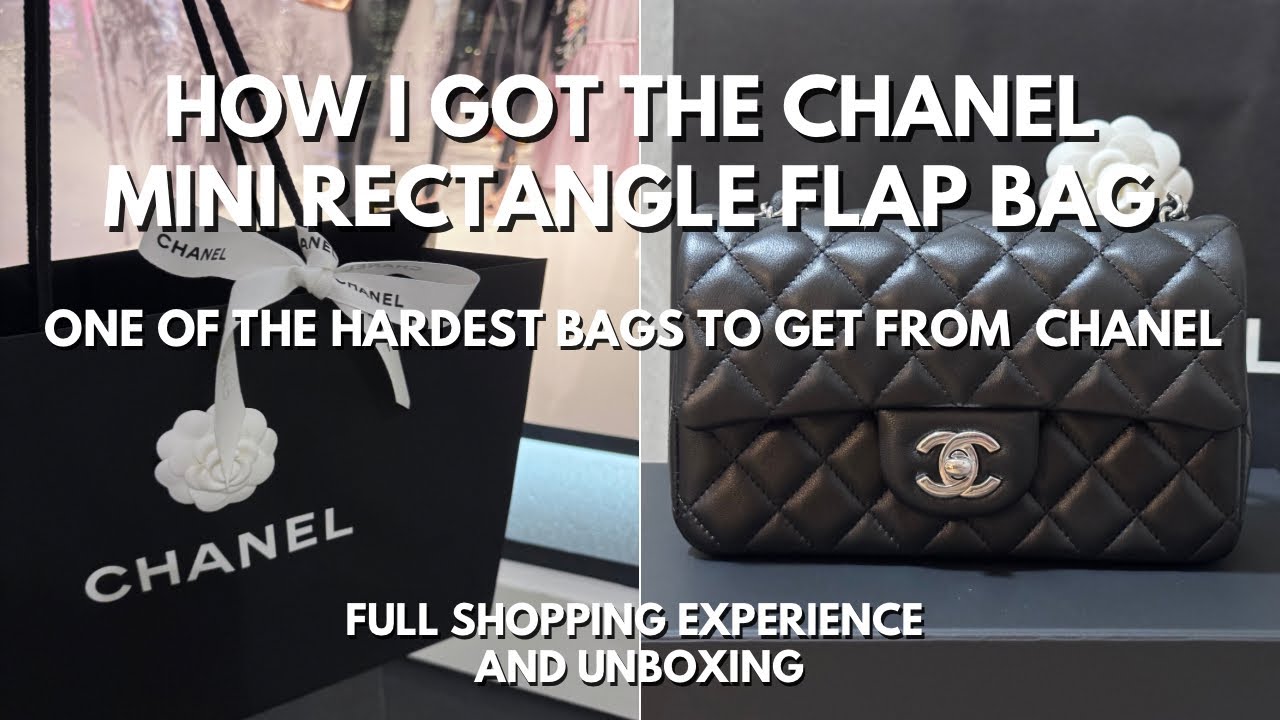 Buying Chanel Mini Rectangle Classic Flap Bag Full Shopping Experience and Unboxing
