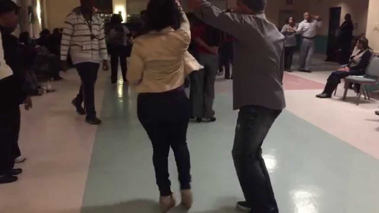 Chicago steppers in training at stepping class (8 count)