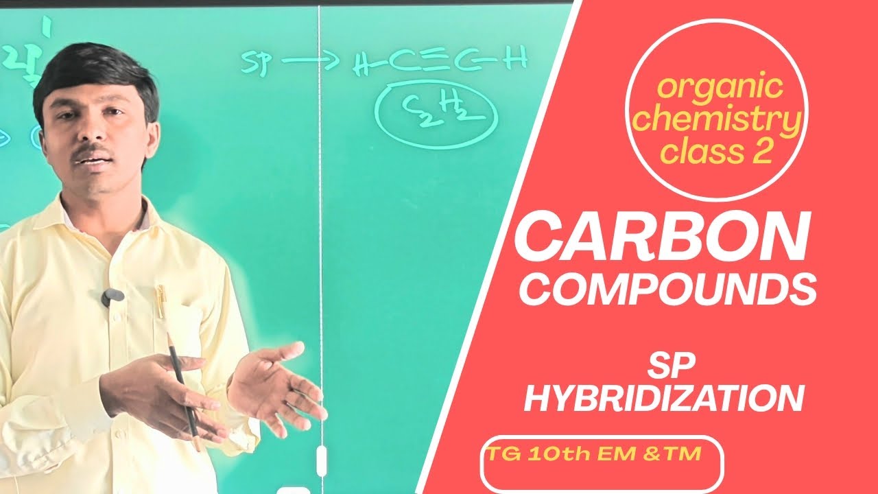 SP HYBRIDIZATION. ORGANIC CHEMISTRY.10th class physical science 