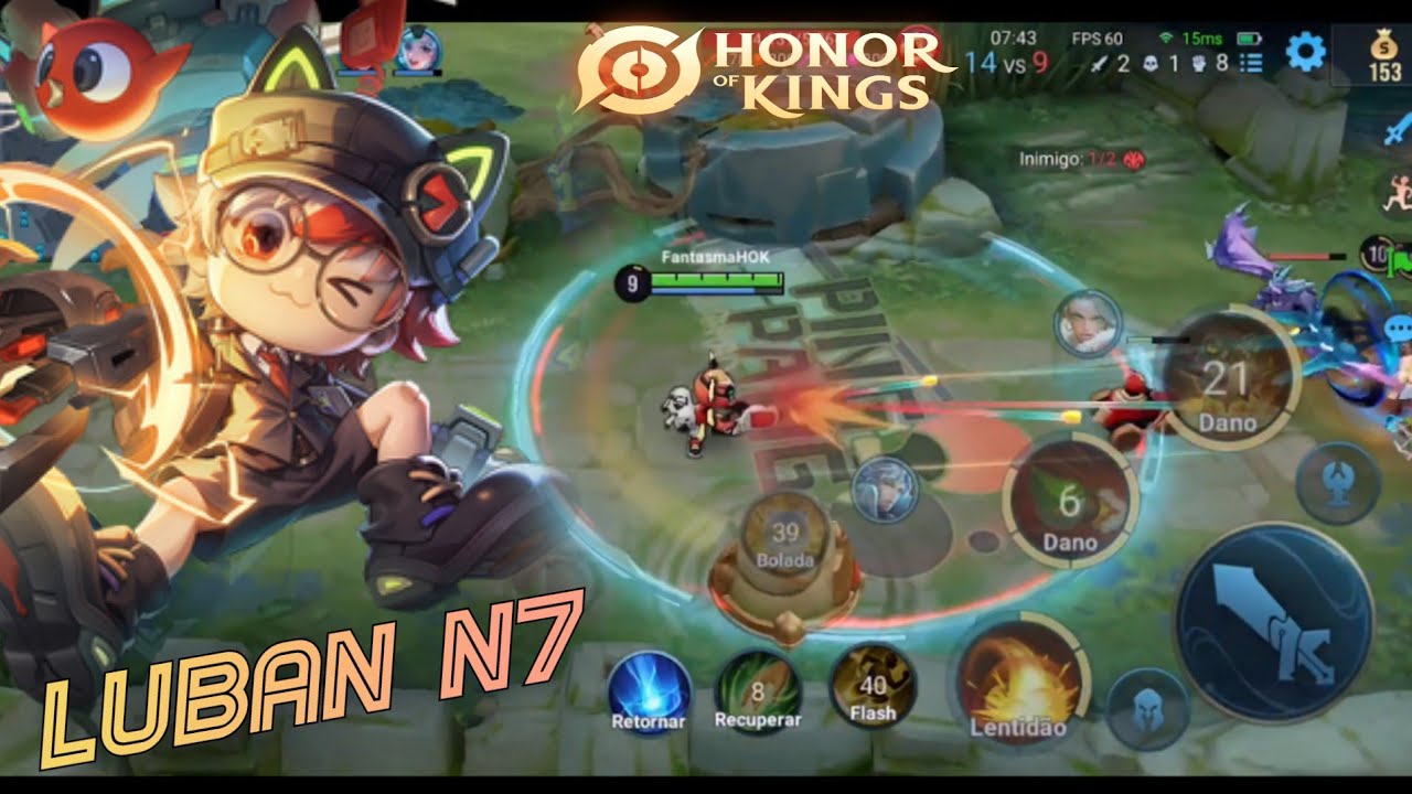 LUBAN ADC MUITO BROKEN E DIVERTIDO DE SE JOGAR / HONOR OF KINGS
