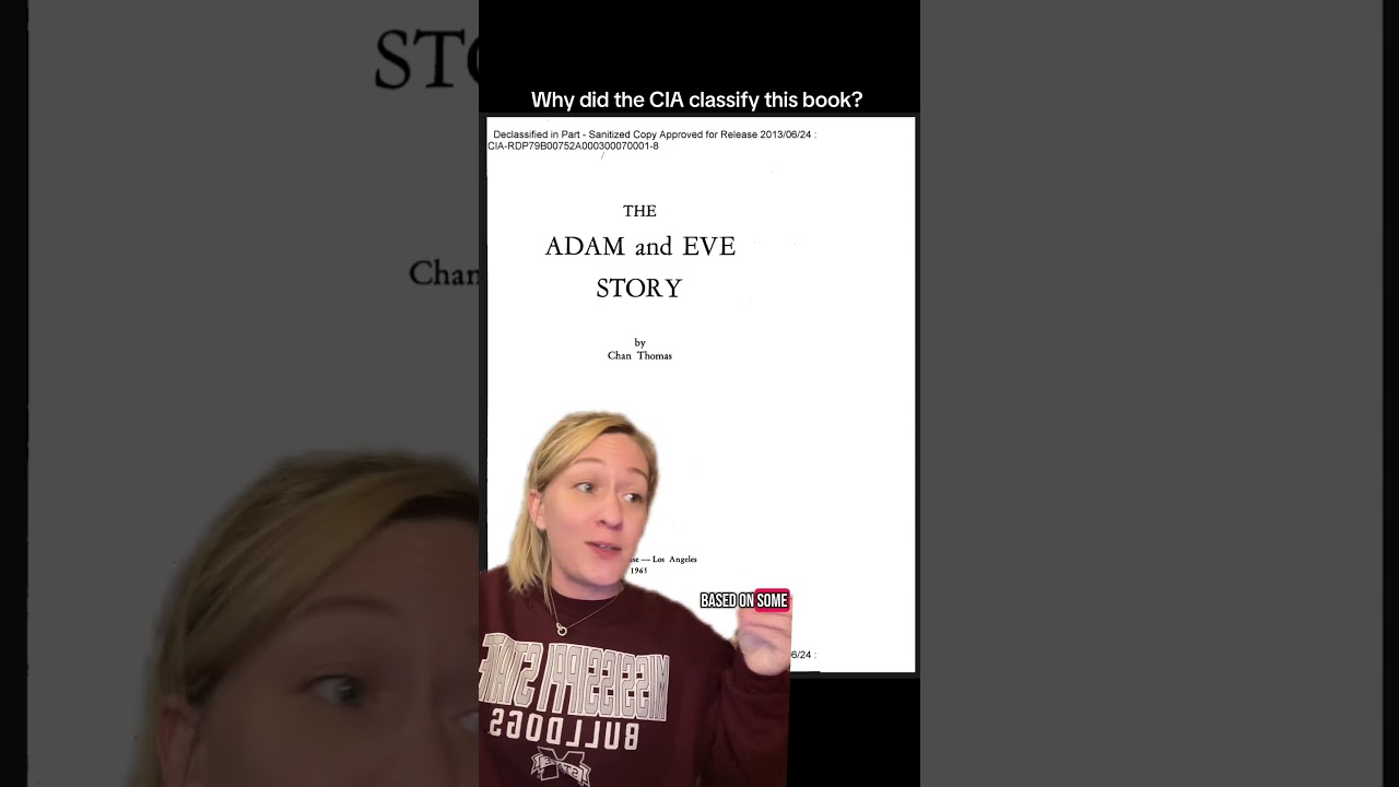 Why did the CIA classify the Adam and Eve story? #cia #declassified