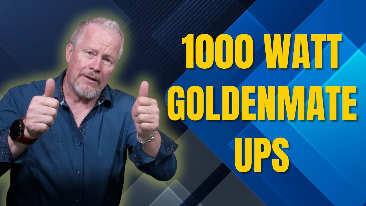 Открытие коробки Goldenmate UPS и взгляд внутрь #lifepo4